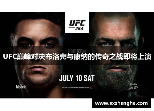 UFC巅峰对决布洛克与康纳的传奇之战即将上演