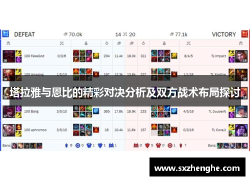 塔拉雅与恩比的精彩对决分析及双方战术布局探讨